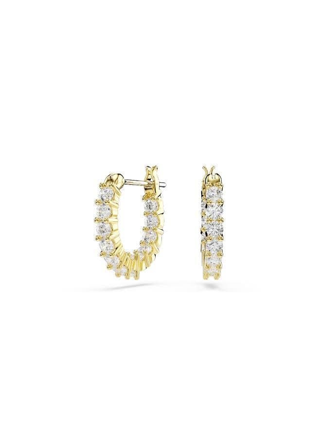 SWAROVSKI Matrix Vittore Mini Hoop Earrings - Image 1