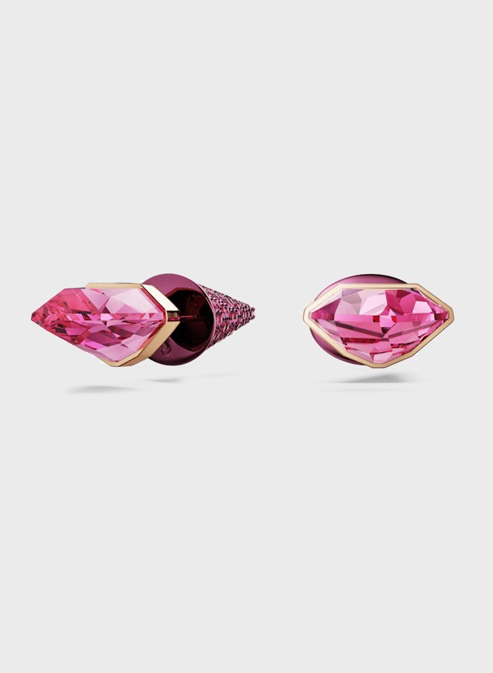 SWAROVSKI Lucent Spike Pear Studs - Pink Rebel Chic - Image 1