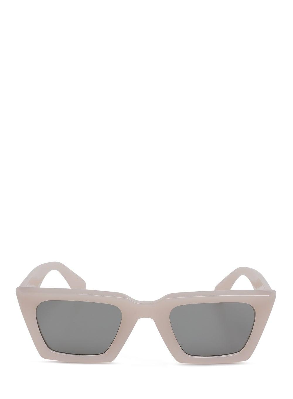 London Rag White Smoke Chic Full Rim Wayfarer Sunglasses - Image 1