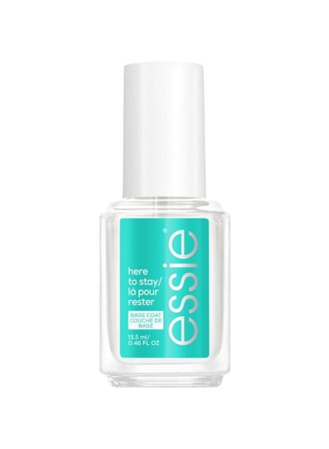 Essie Here To Stay Base Coat, 13.5ml - Flawless Nail Prep - Image 1