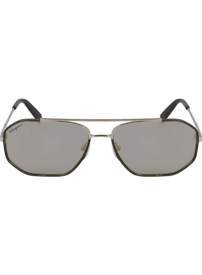FERRAGAMO SF303SL Sophisticated Metal Sunglasses for Men - Image 1