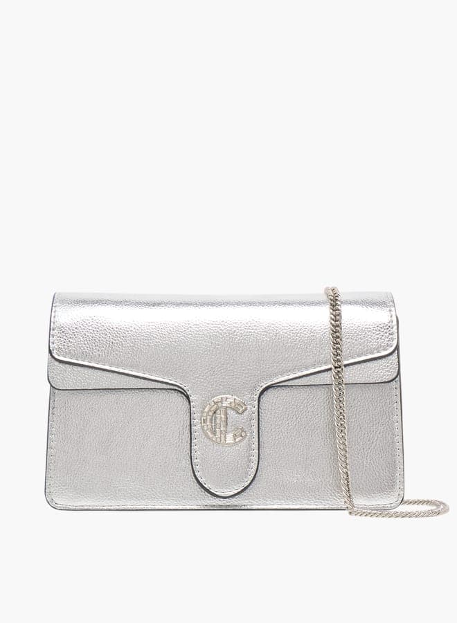Le Confort Metallic Crossbody with Chic Metal Strap - Image 1