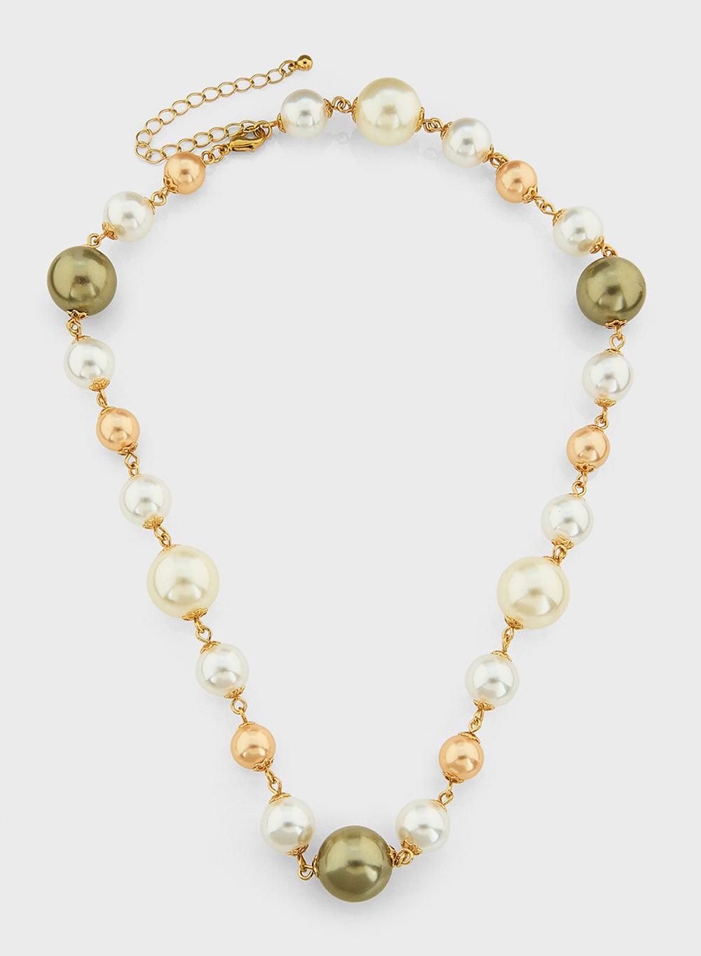 ELLA Multicolor Pearl Necklace - Elegance Redefined - Image 1