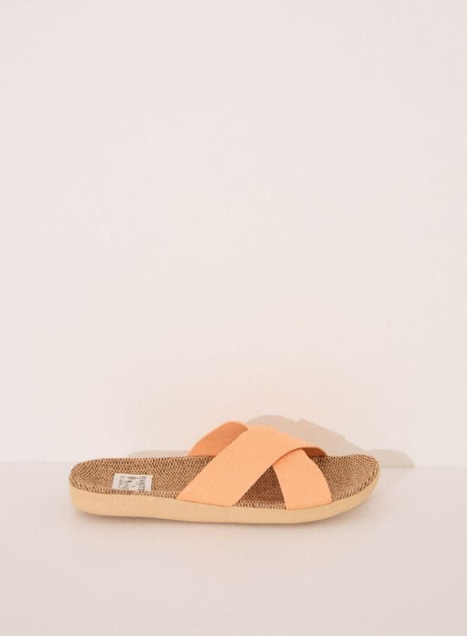 Elegant Natural Raffia Slides Style No: 499970138 - Image 1