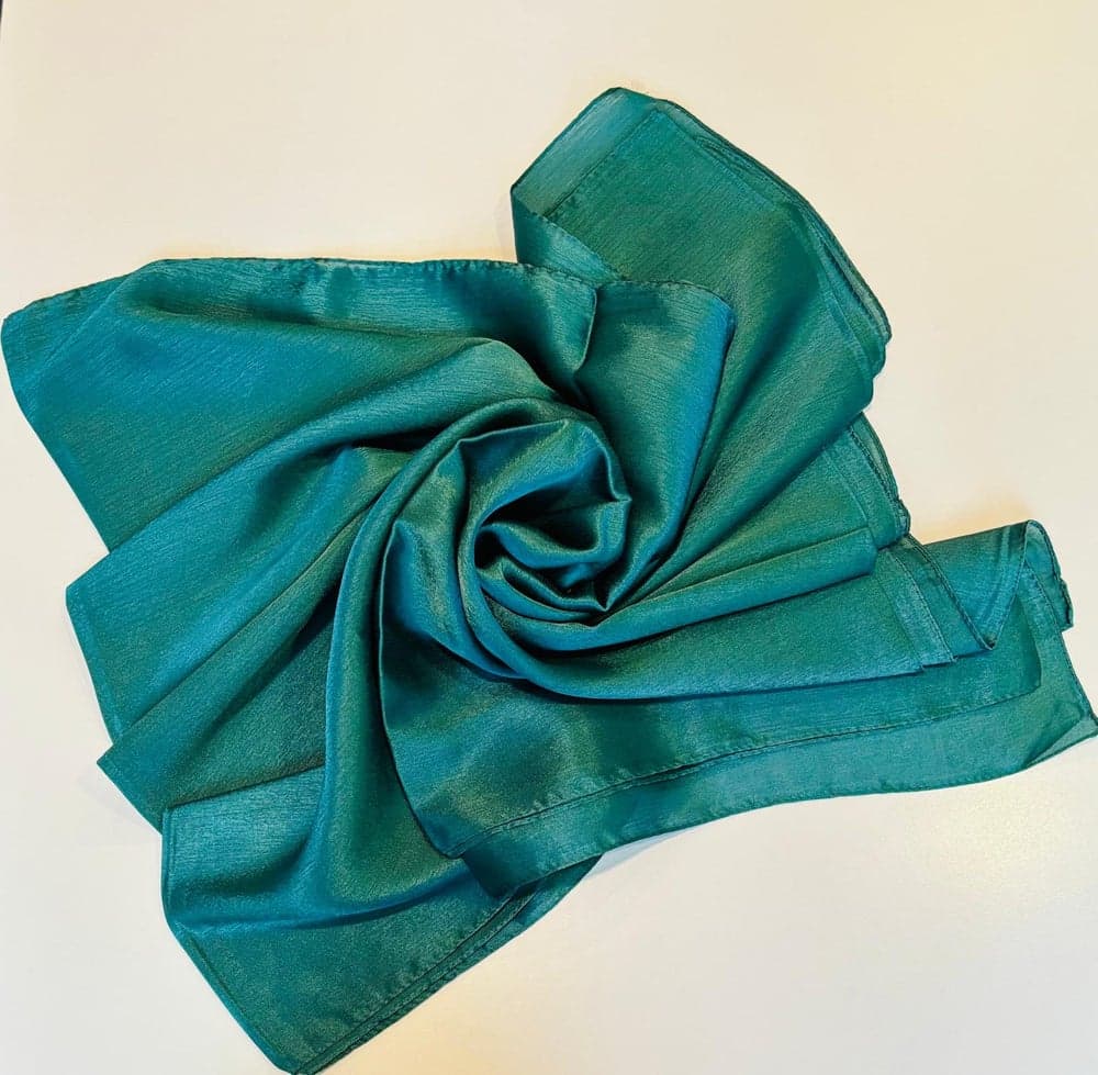MIZALLE Satin Texture Elegance Shawl for Women - Image 1