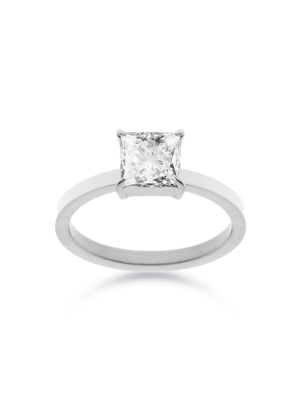 Liu Jo Cher Elegance Silver Ring - White LJ2435 - Image 1