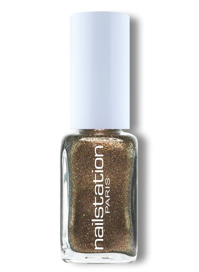 Shimer Glossy Nail Polish: UAE Luxe Brown Shine - Image 1