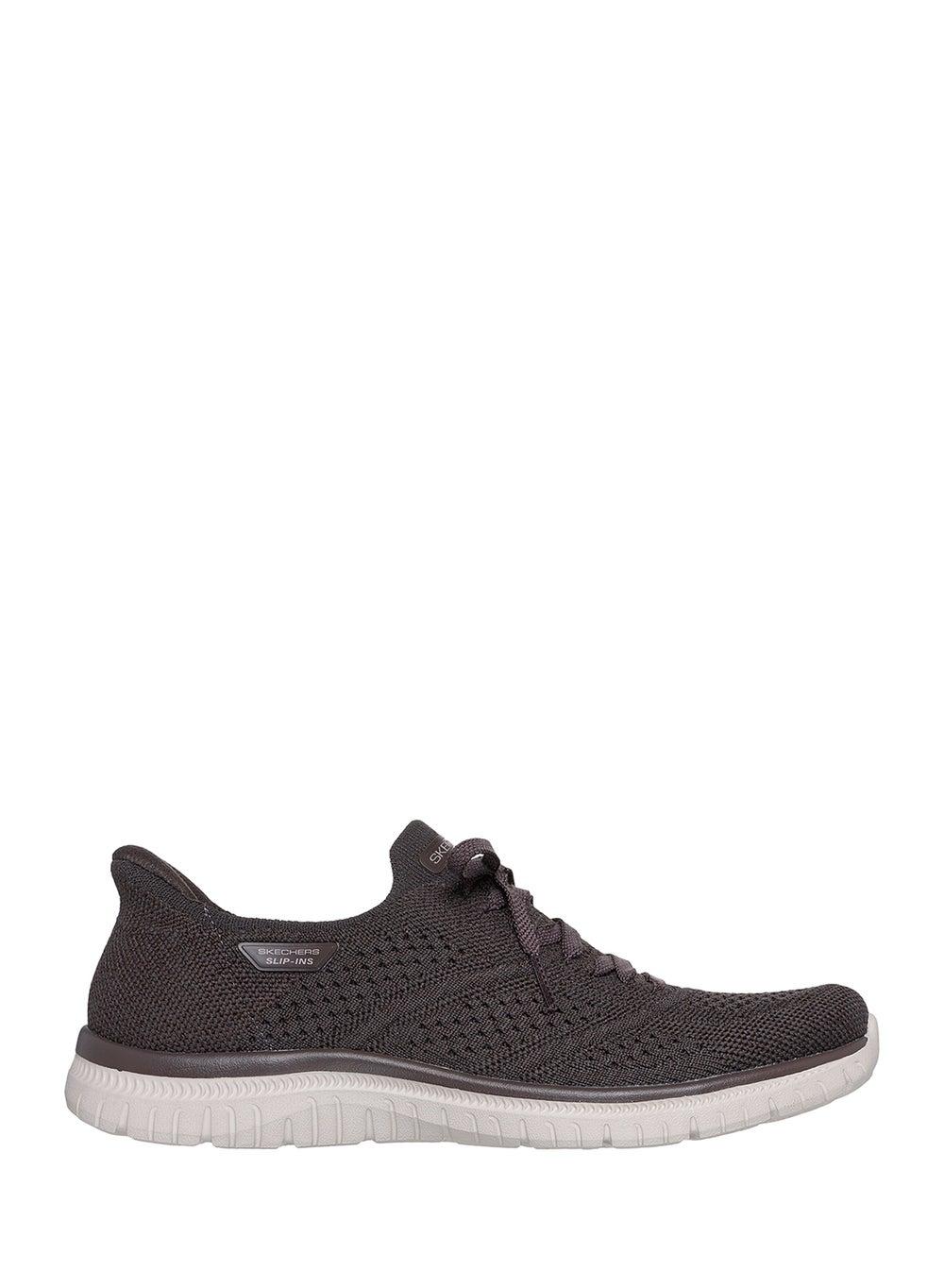 Virtue 104457 Choc - Elegant Chocolate Slip-On Sneakers - Image 1