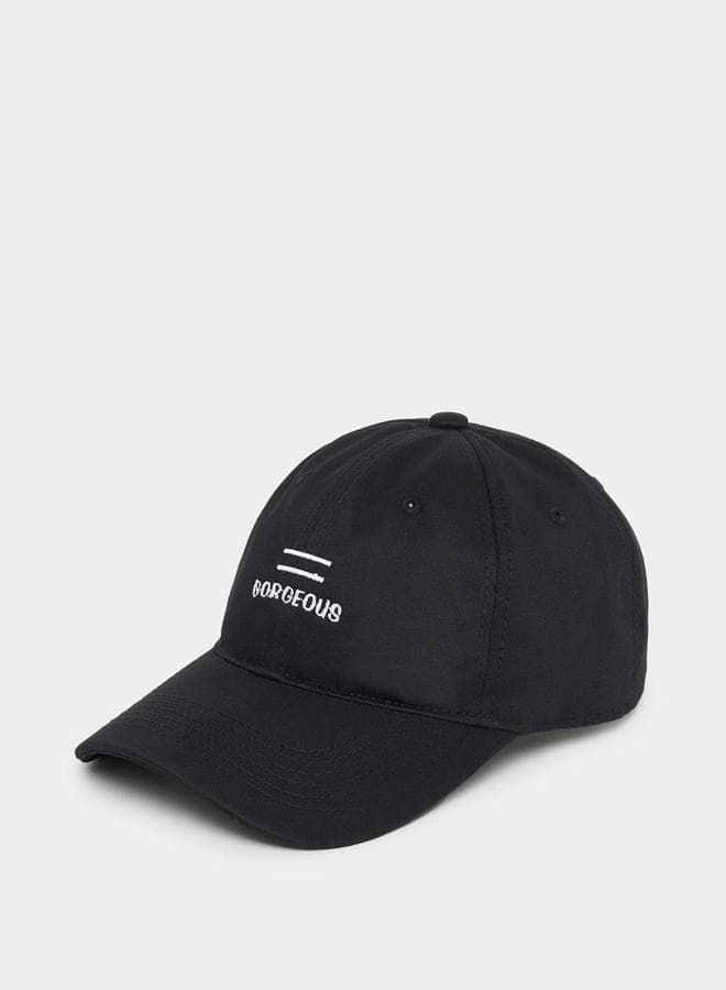 Styli Men's Embroidered Slogan Baseball Cap - Image 1