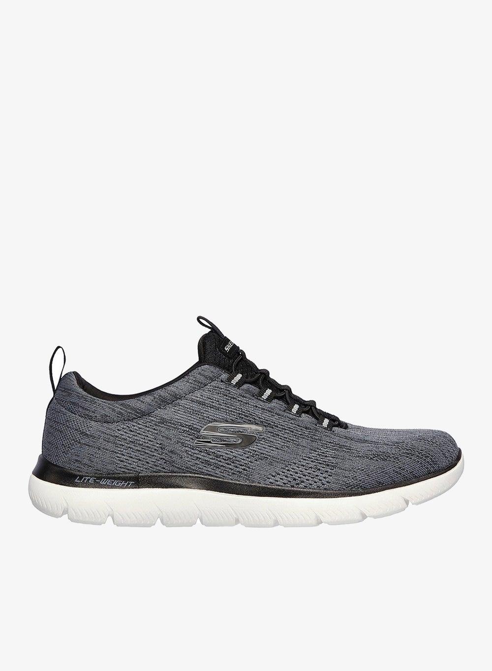 Summits Louvin Grey Low-Top Sneakers for Men - Image 1