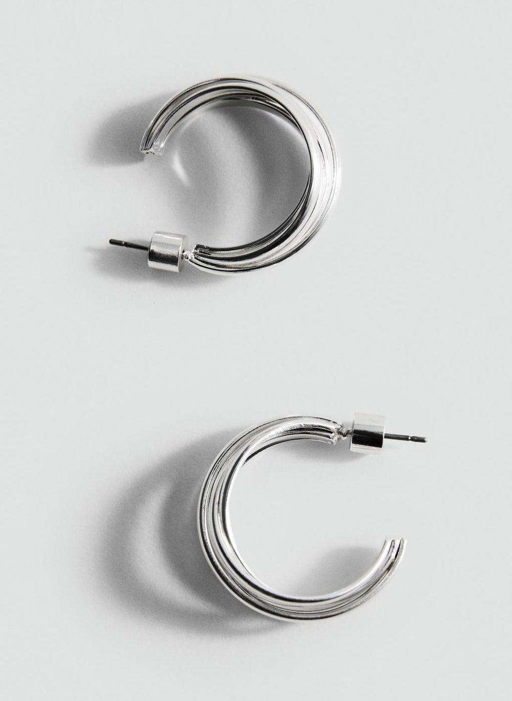 MANGO Jane Hoop Earrings - Timeless Elegance for Every Occasion - Image 1