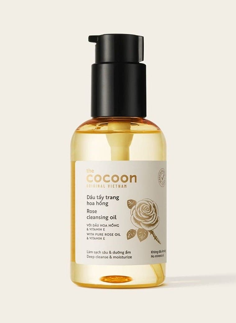 Cocoon Original Vietnam Rose Cleansing Oil 140ml - Image 1
