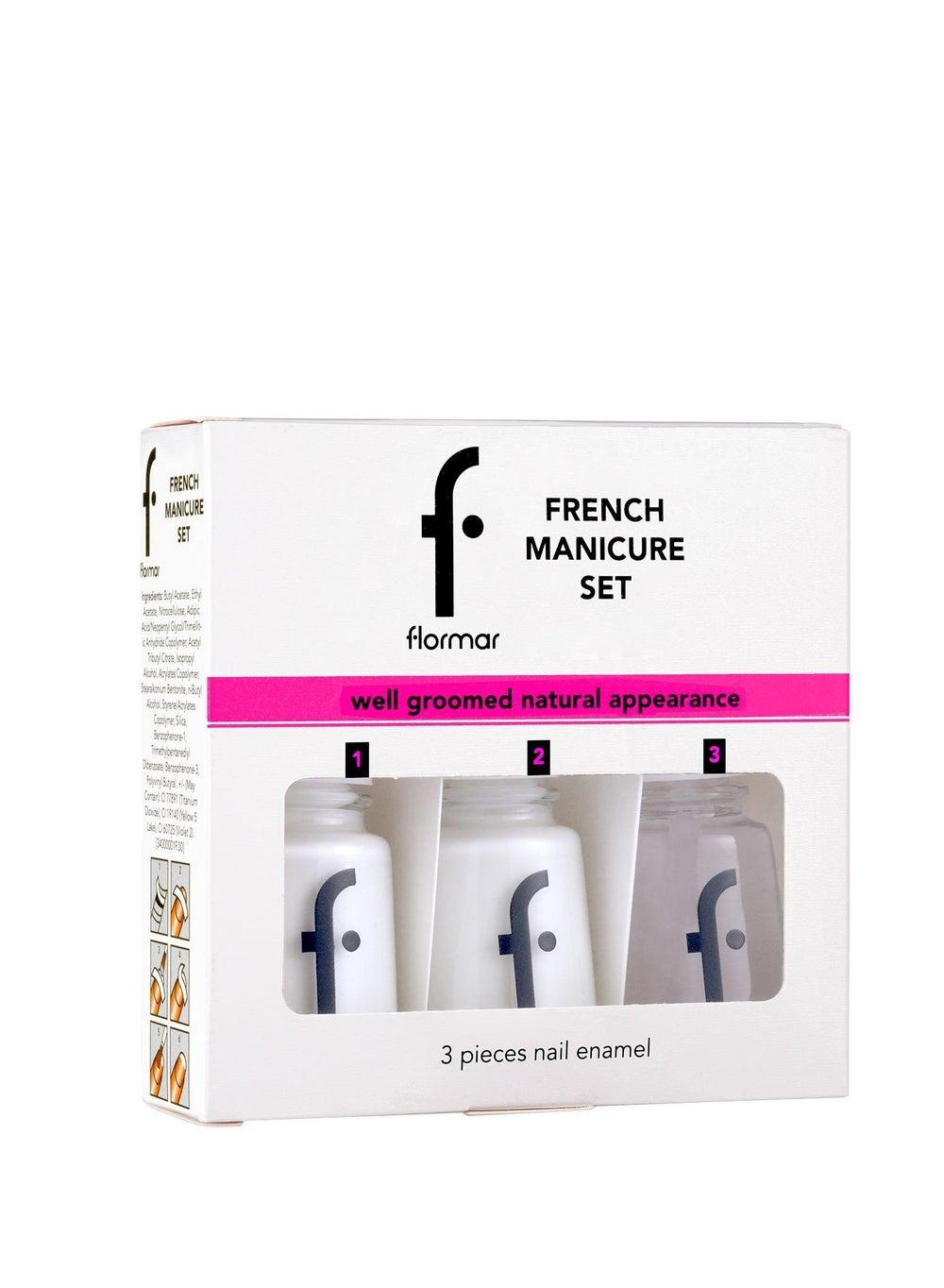 Flormar French Elegance Manicure Set 227 - Chic White - Image 1