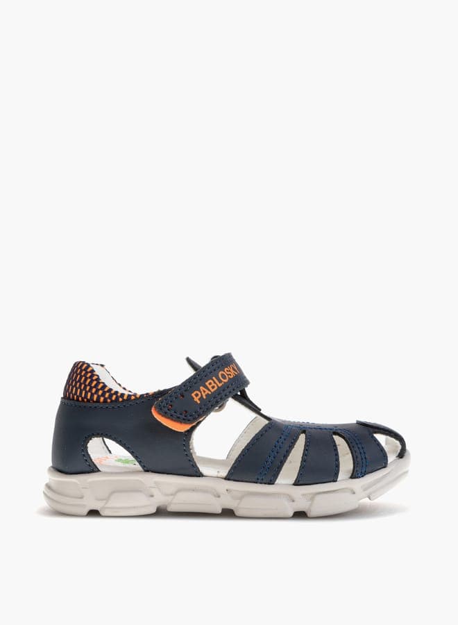 Boys' 517420Blue Strap Sandals: Elegant Comfort from Spain - Image 1