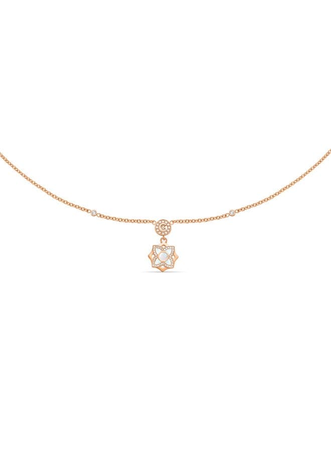 CERRUTI 1881 Ottavia Rose Gold Floral Necklace with Mother of Pearl - Image 1