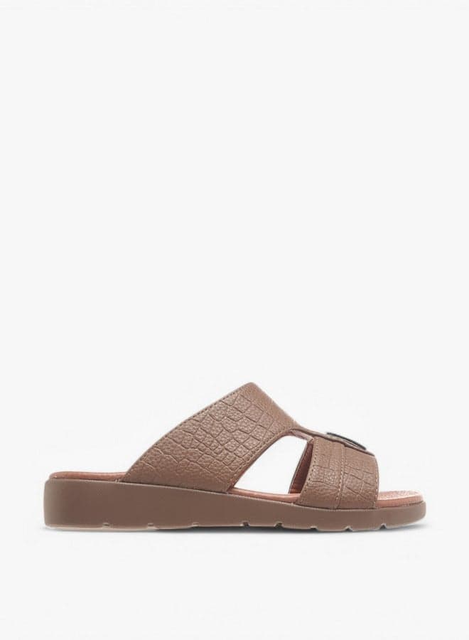 Roch 258N Arabian Elegance: Metal Accent Boy's Sandals - Image 1