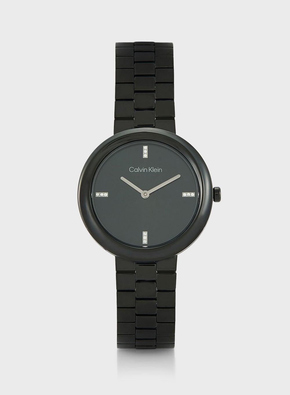 CALVIN KLEIN Elegance Twist Mesh Strap Women's Watch - Image 1