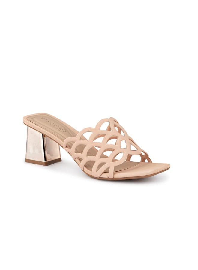 Elegant Vi20441055 One Strap High Heel Sandals in Pink - Image 1