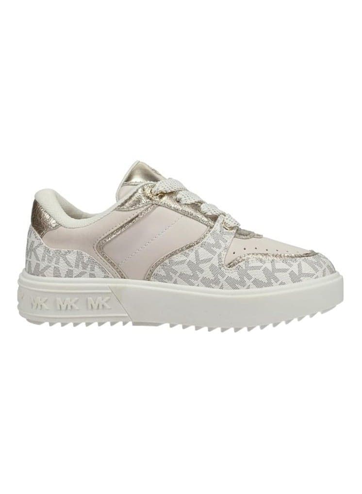 Youth Emmet Rumi Sneakers in Vanilla/Pale Gold - Mk01414256 - Image 1