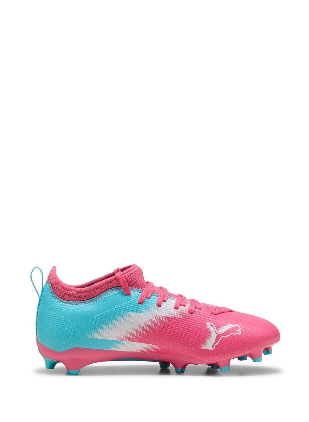 Youth Ultra 6 Match FG/AG in Hero Blue-Sunset Pink - Image 1