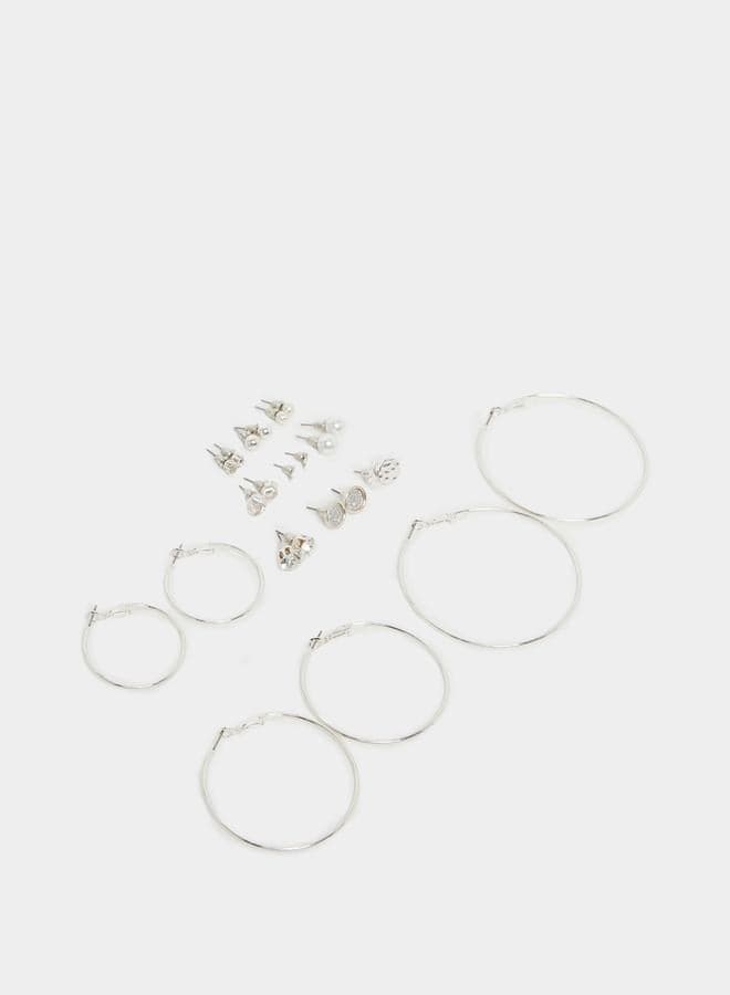 Stylish Assortment: Styli 12-Piece Earring Set for Women - Image 1