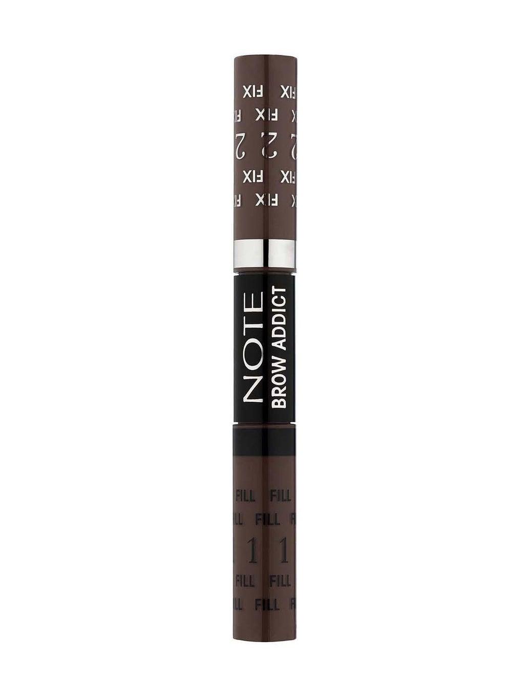 Note Brow Addict Dual-Action Tint Gel - Dark Brown 03 - Image 1