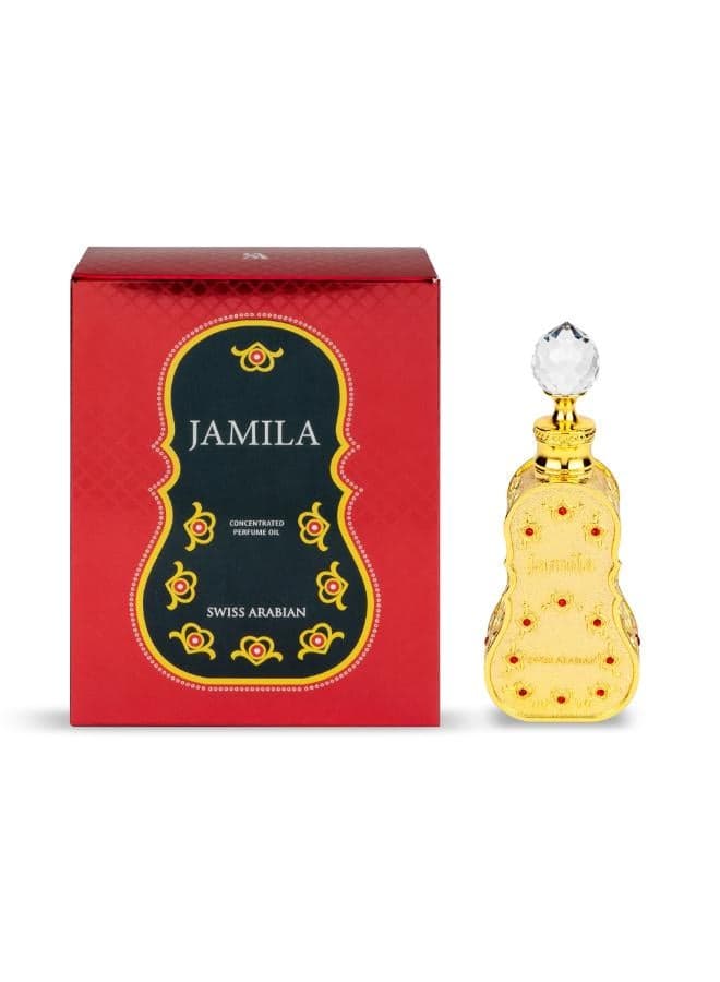 Swiss Arabian Jamila Perfume Oil 15ml - Unisex Fragrance - Image 1