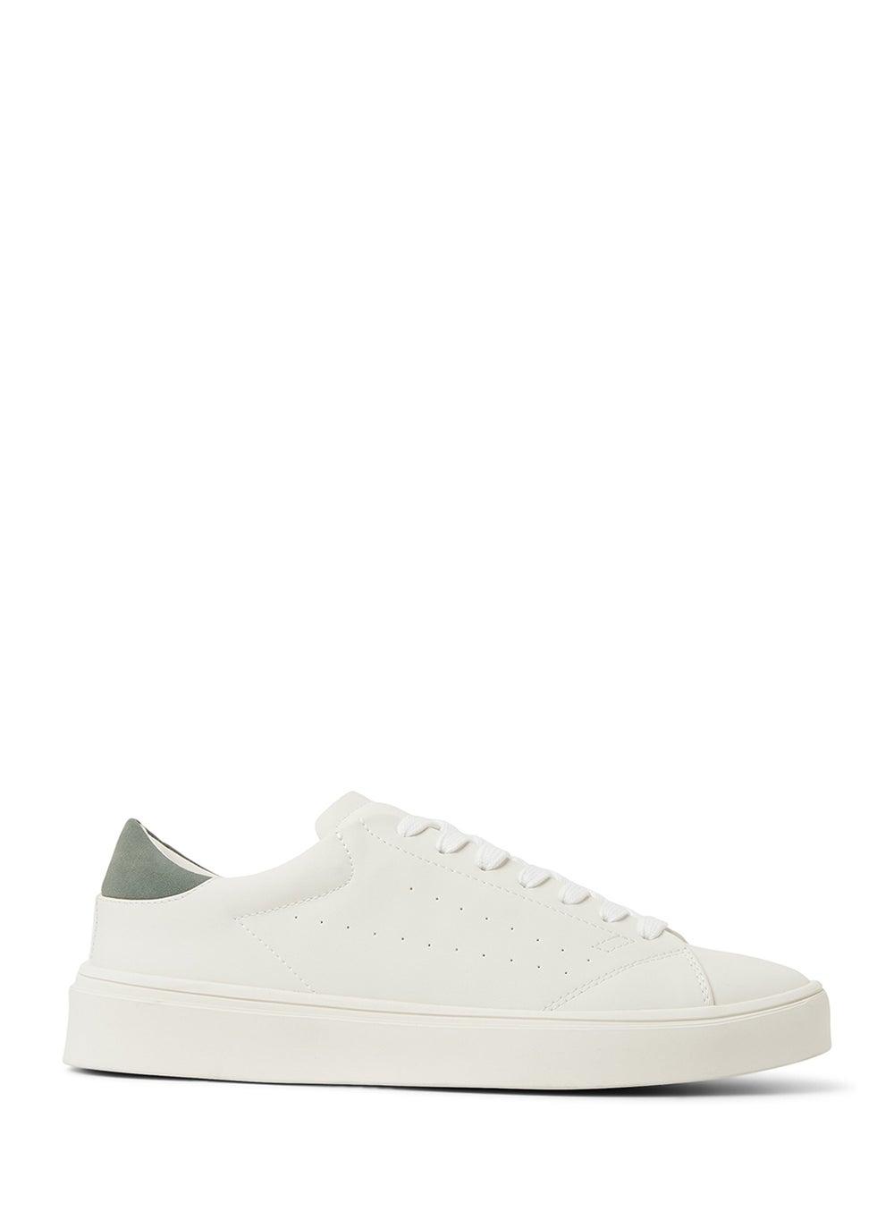 Hollander168 Bone Low-Top Sneakers: Understated Elegance - Image 1