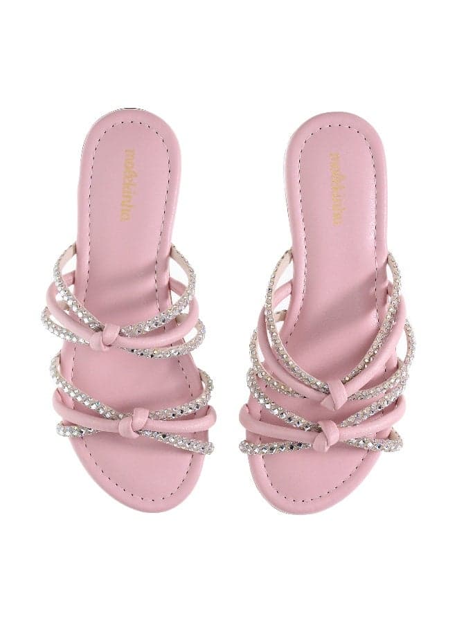 Elegant Pink Slip-On Sandals for Girls – Perfect for Any Adventure - Image 1