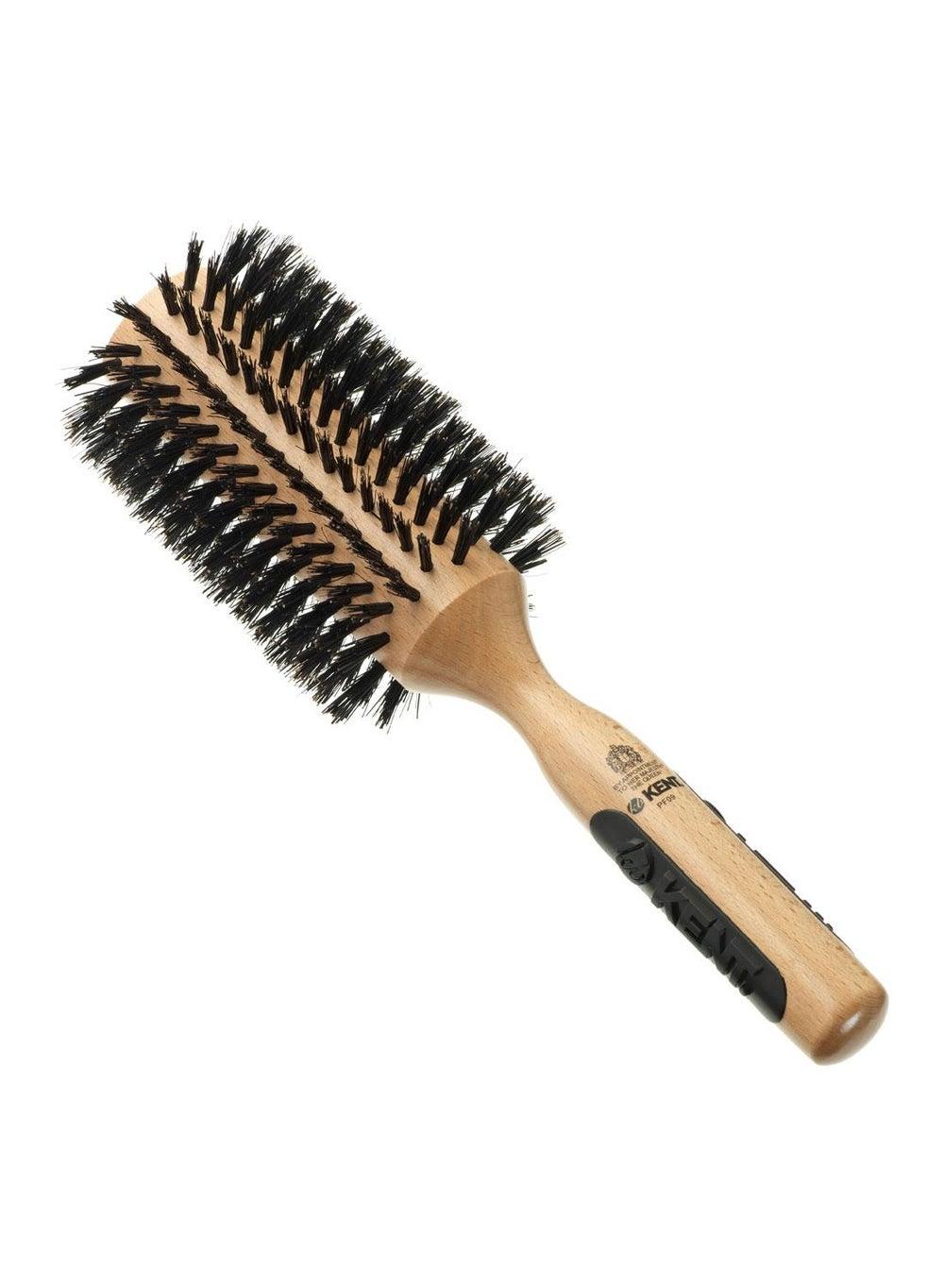 Kent PF09 Elegance 70mm Round Wooden Hair Brush - Image 1