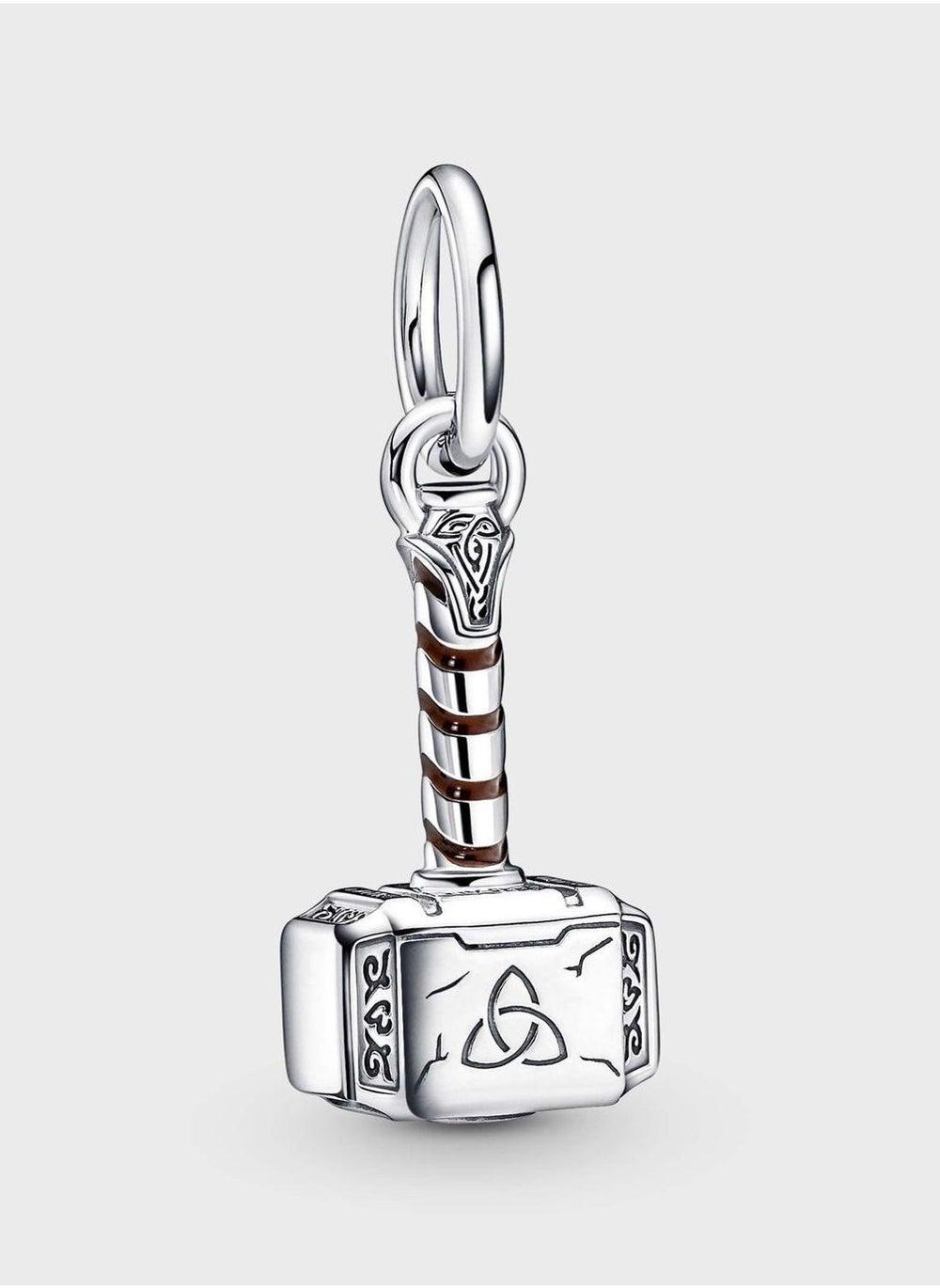 PANDORA Thor's Hammer Sterling Silver Dangle Charm - Image 1