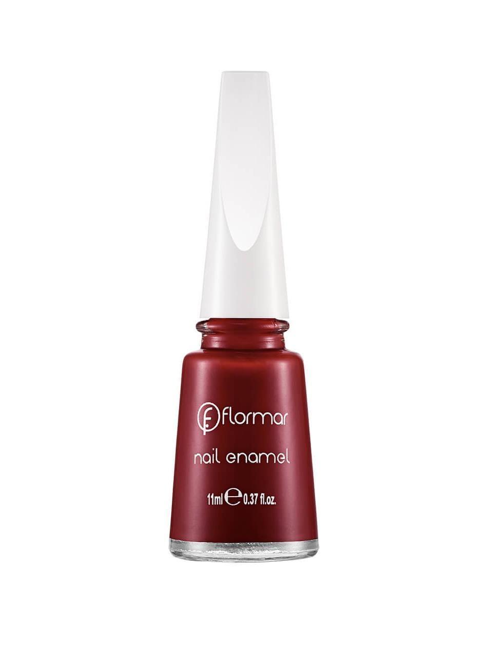 Flormar 416 Straight Red Nail Enamel - Bright Elegance - Image 1