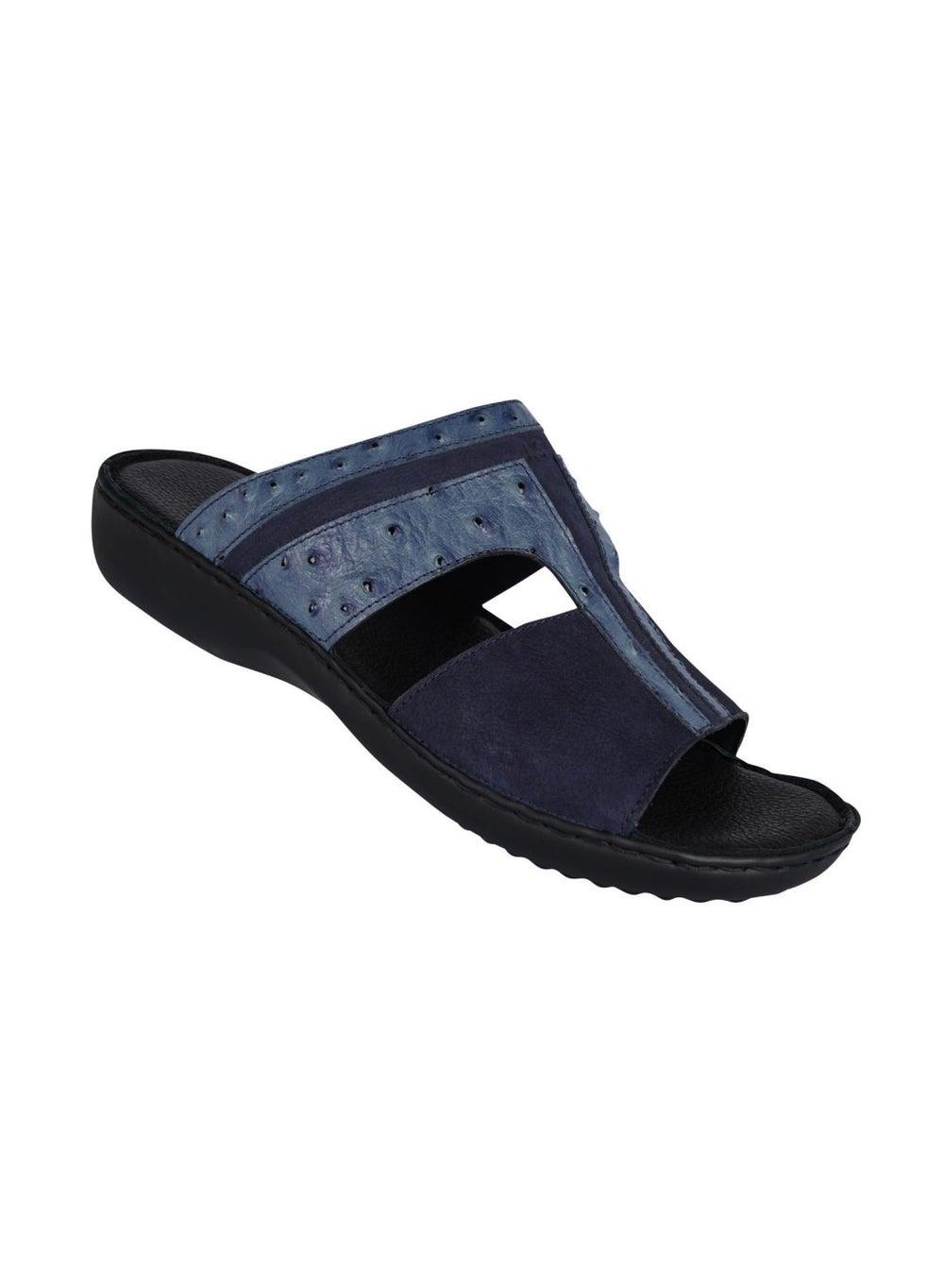 Josef Seibel 44182-AR21501: Men's Premium Blue Arabian Sandals - Image 1