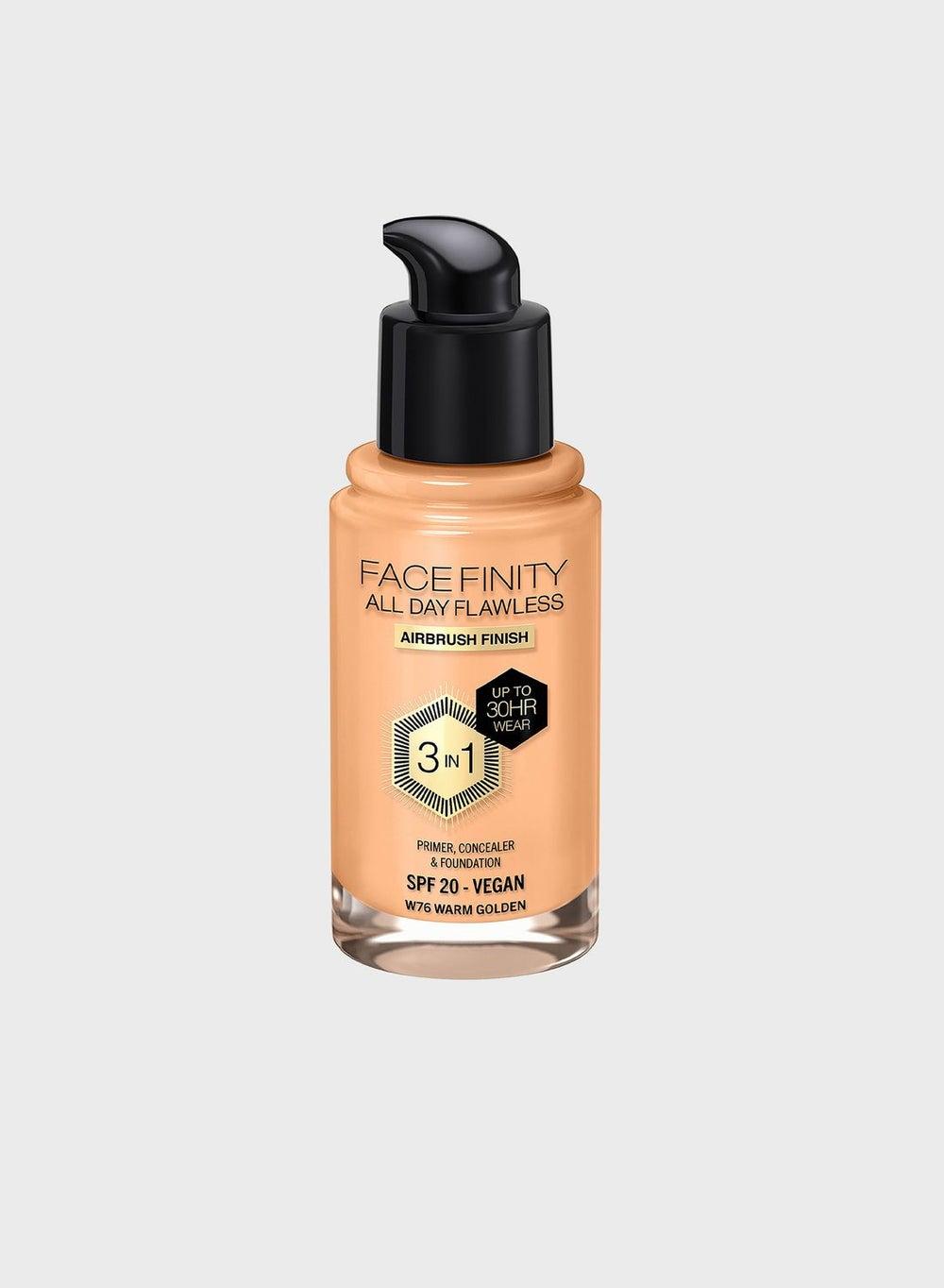 Max Factor Facefinity Foundation W76 Warm Golden, 30ml - Image 1