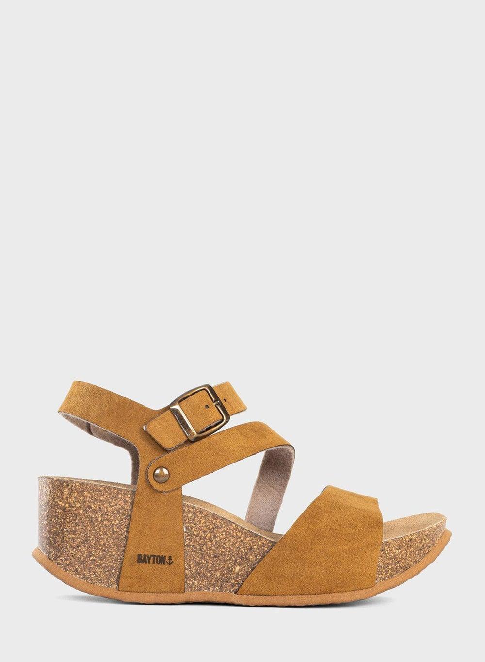 Melilla Multi Strap Cork Wedge Sandals - Elegance Elevated - Image 1