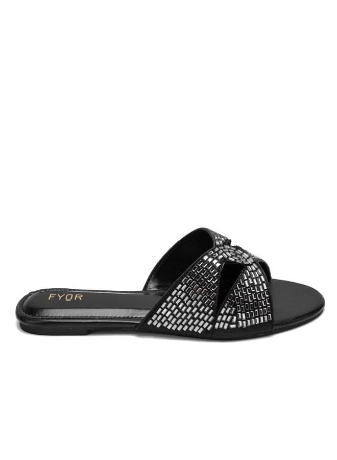 Elegant Cut-work Mirror Slide MY 249 for Stylish Comfort - Image 1
