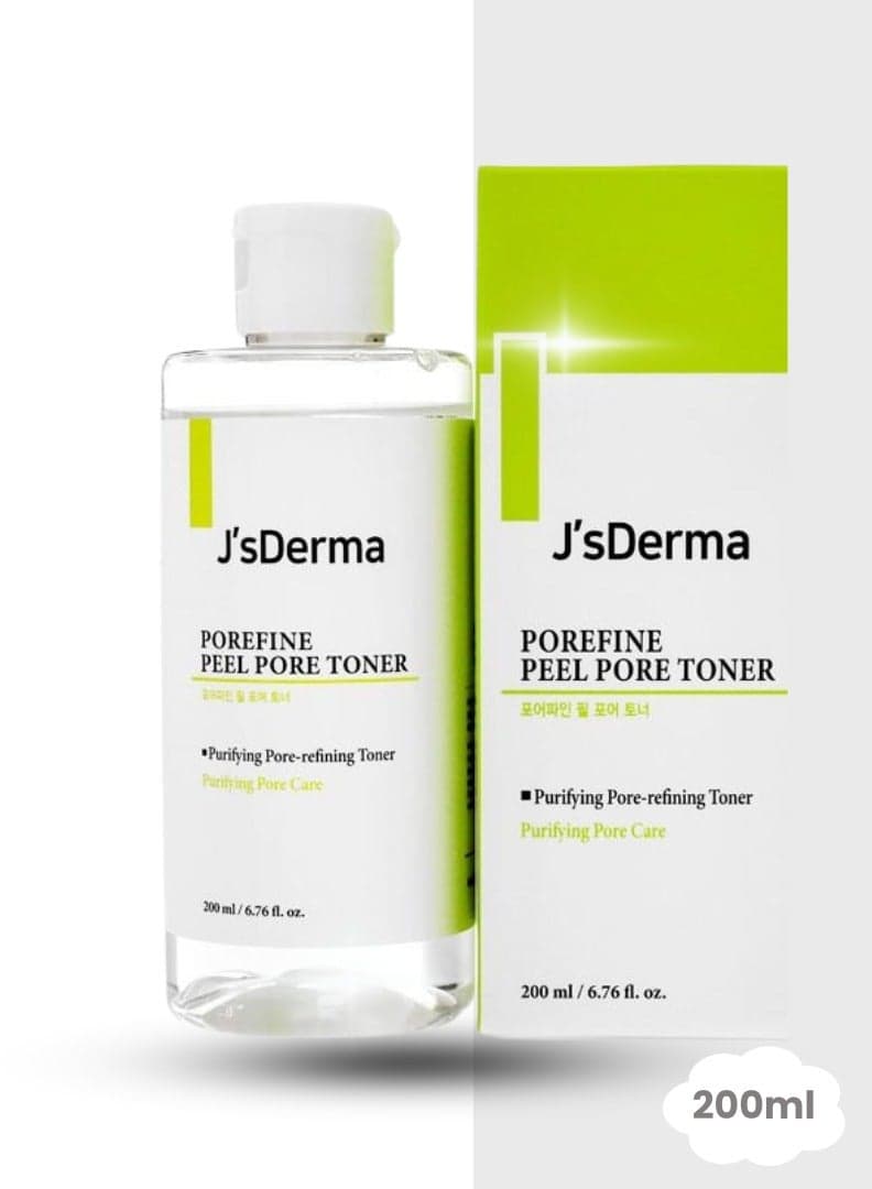 Porefine Peel Pore Toner 200ml - Gentle Glycolic & Centella Formula - Image 1