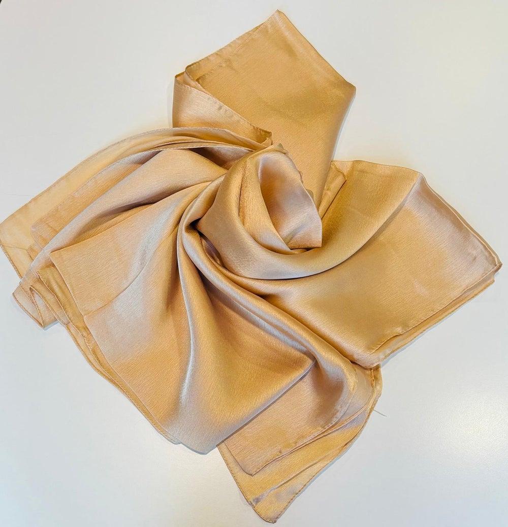 MIZALLE Satin Shawl for Women - Texture & Elegance Combined - Image 1