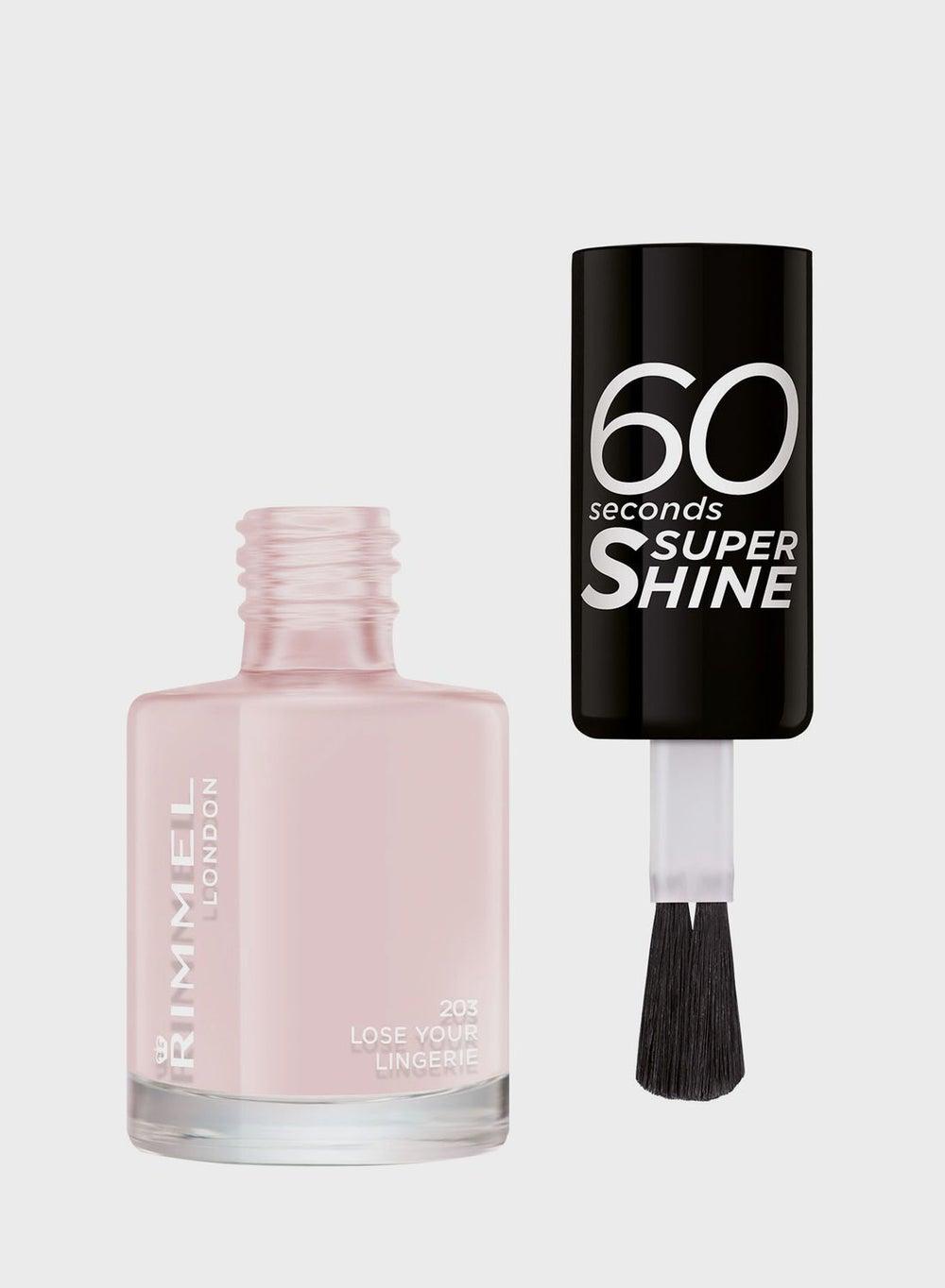 Rimmel 203 Lose Your Lingerie Quick-Dry Nail Polish, 8ml - Image 1