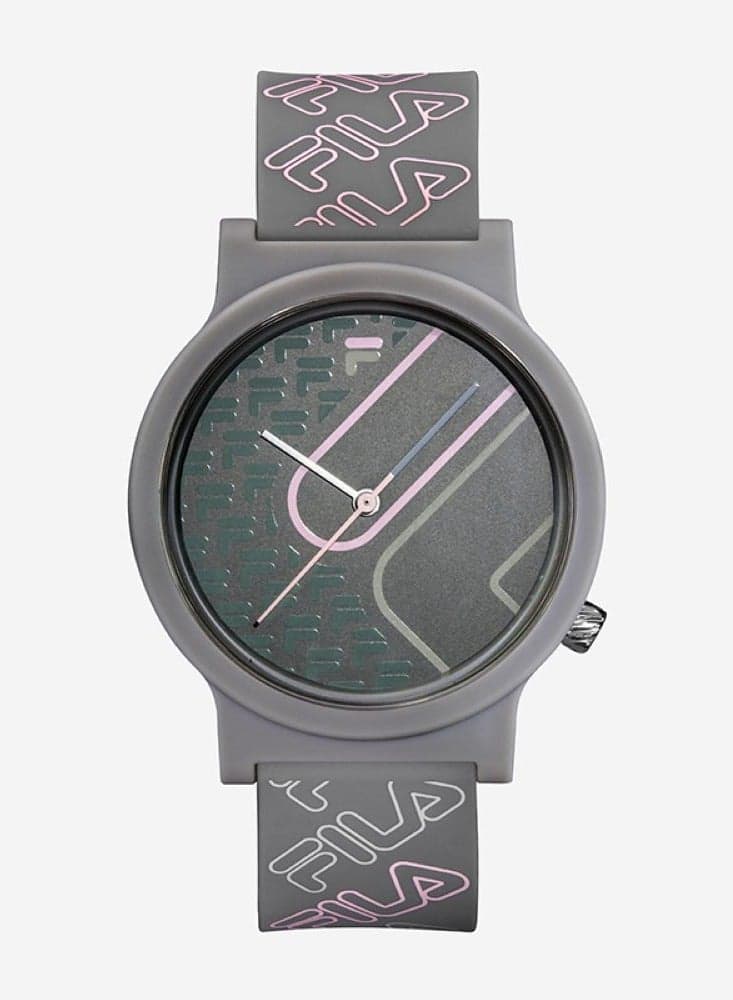 FILA Style 38-320-204 Unisex 41mm Grey Silicone Watch - Image 1