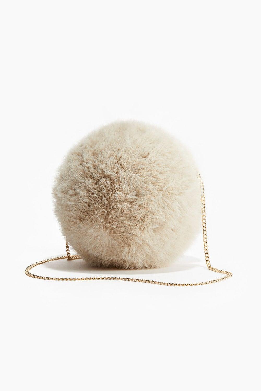 H&M Fluffy Spherical Chic Crossbody - Elegantly Compact - Image 1