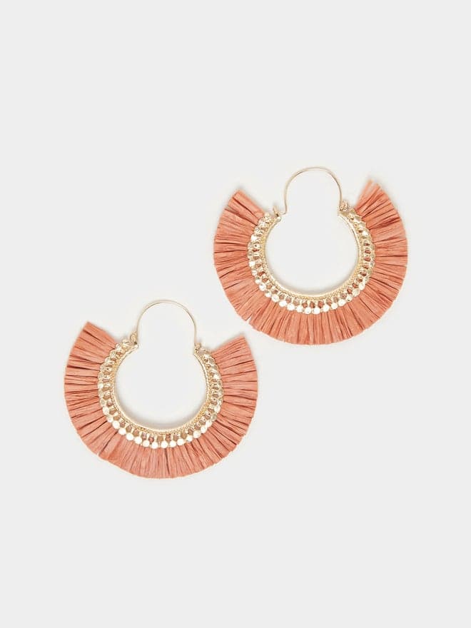 Styli Boho Chic Tasseled Earrings for Women - Image 1