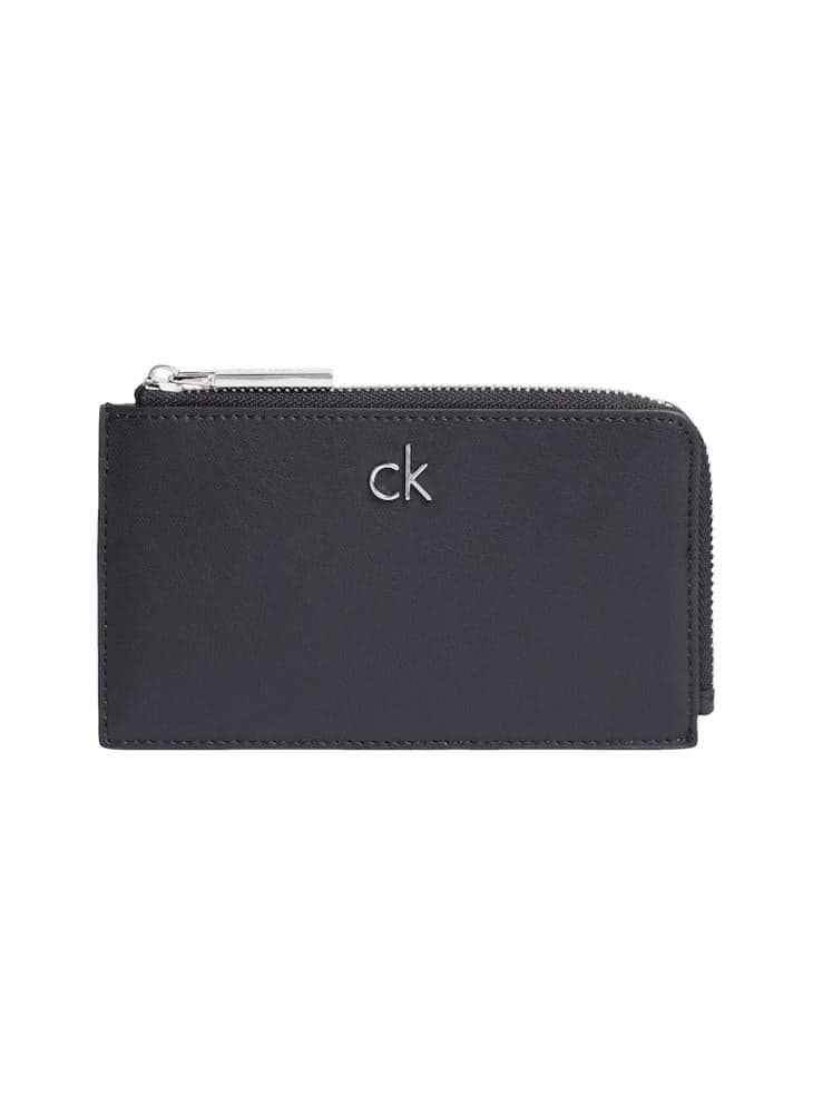 Calvin Klein Women's Chic Logo Zip Card Holder - Image 1