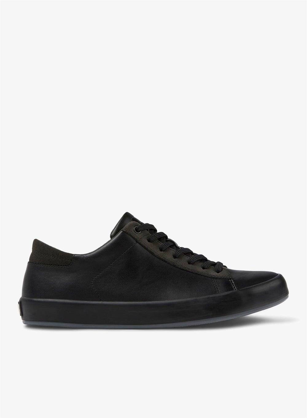 Andratx Men's Low-Top Sneaker in Black - A Mallorcan Tribute - Image 1