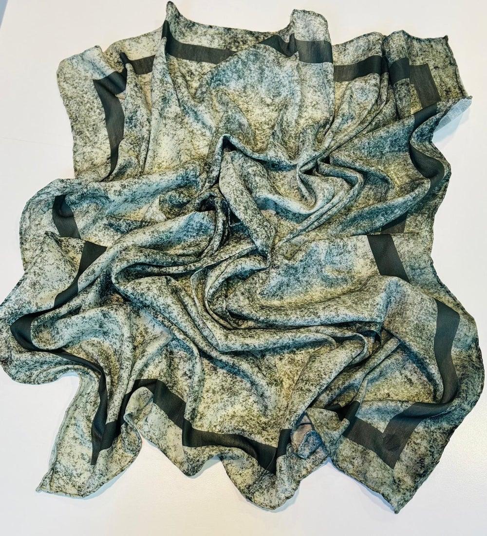 MIZALLE Batik Striped Elegance Scarf for Women - Image 1