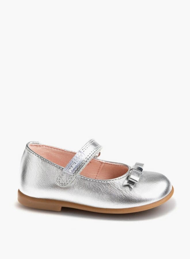 Elegant Silver Mary Jane 58450Silver: Chic Comfort for Girls - Image 1