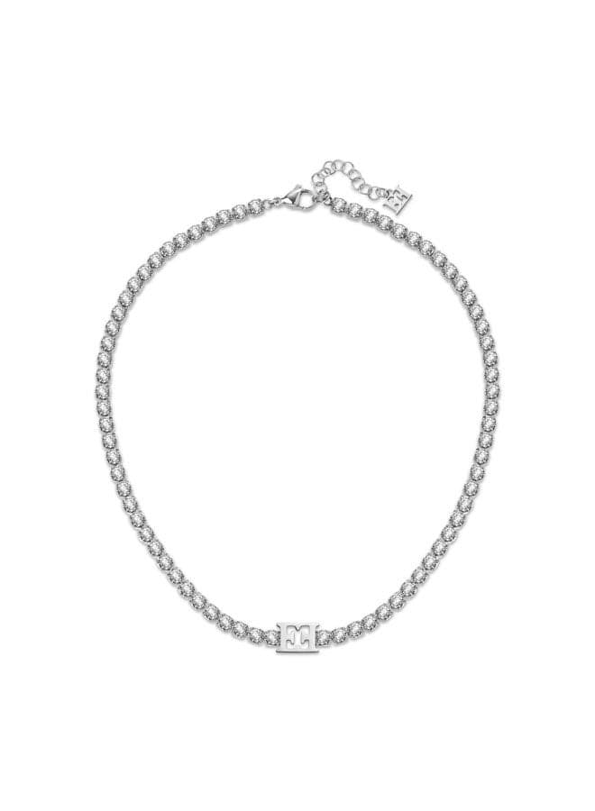 ESCADA Diana Crystal Tennis Necklace: Timeless Elegance Redefined - Image 1