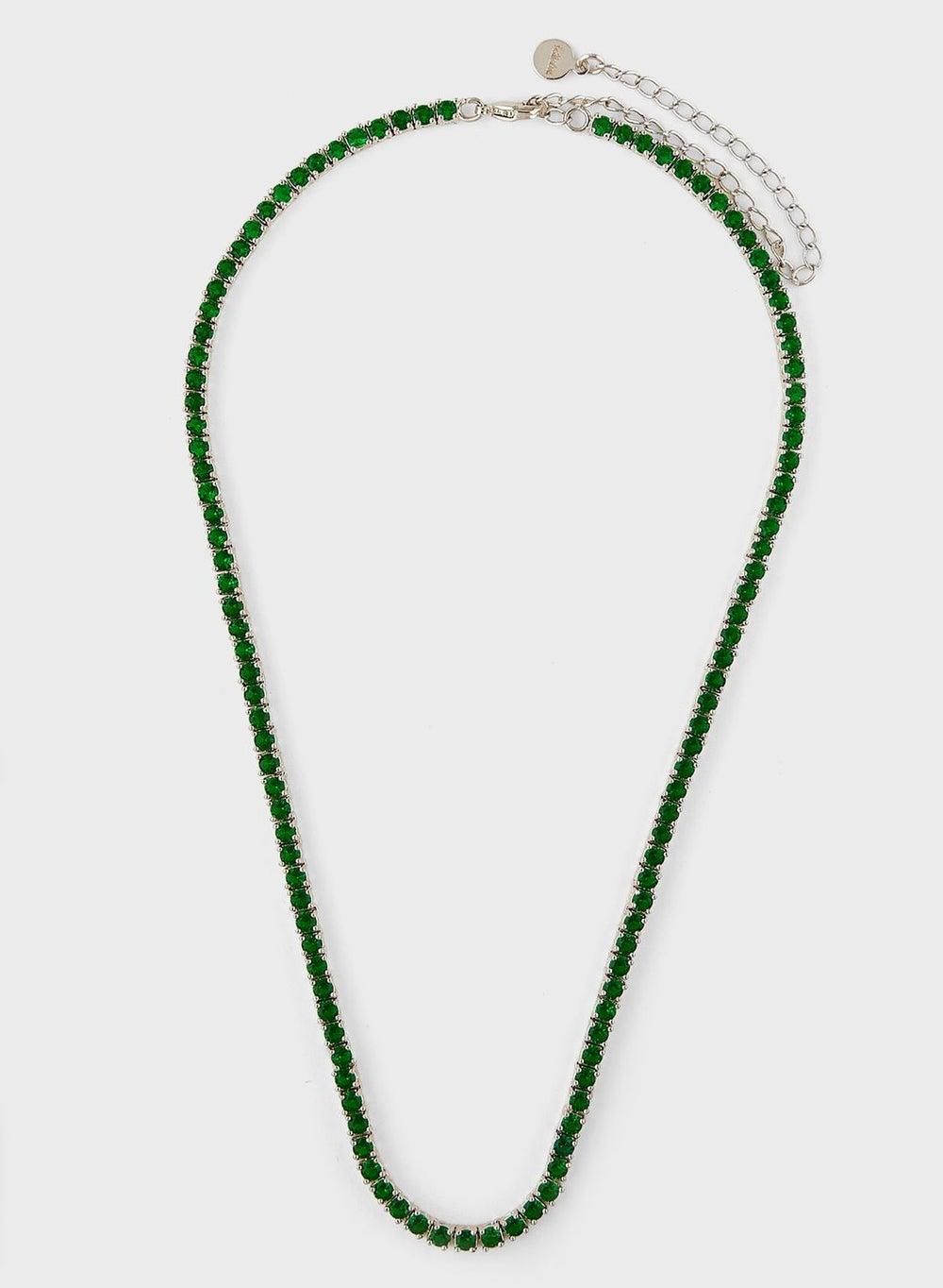 Fashionbox Gigi Sparkling CZ Tennis Necklace - Image 1