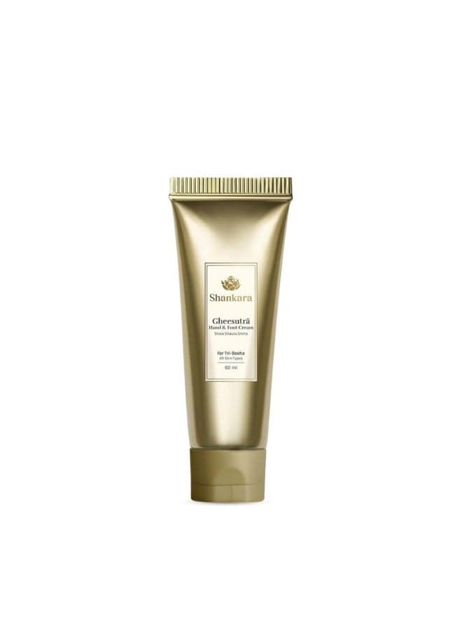Gheesutrā Hand & Foot Cream 60ml: Luxurious Skincare - Image 1