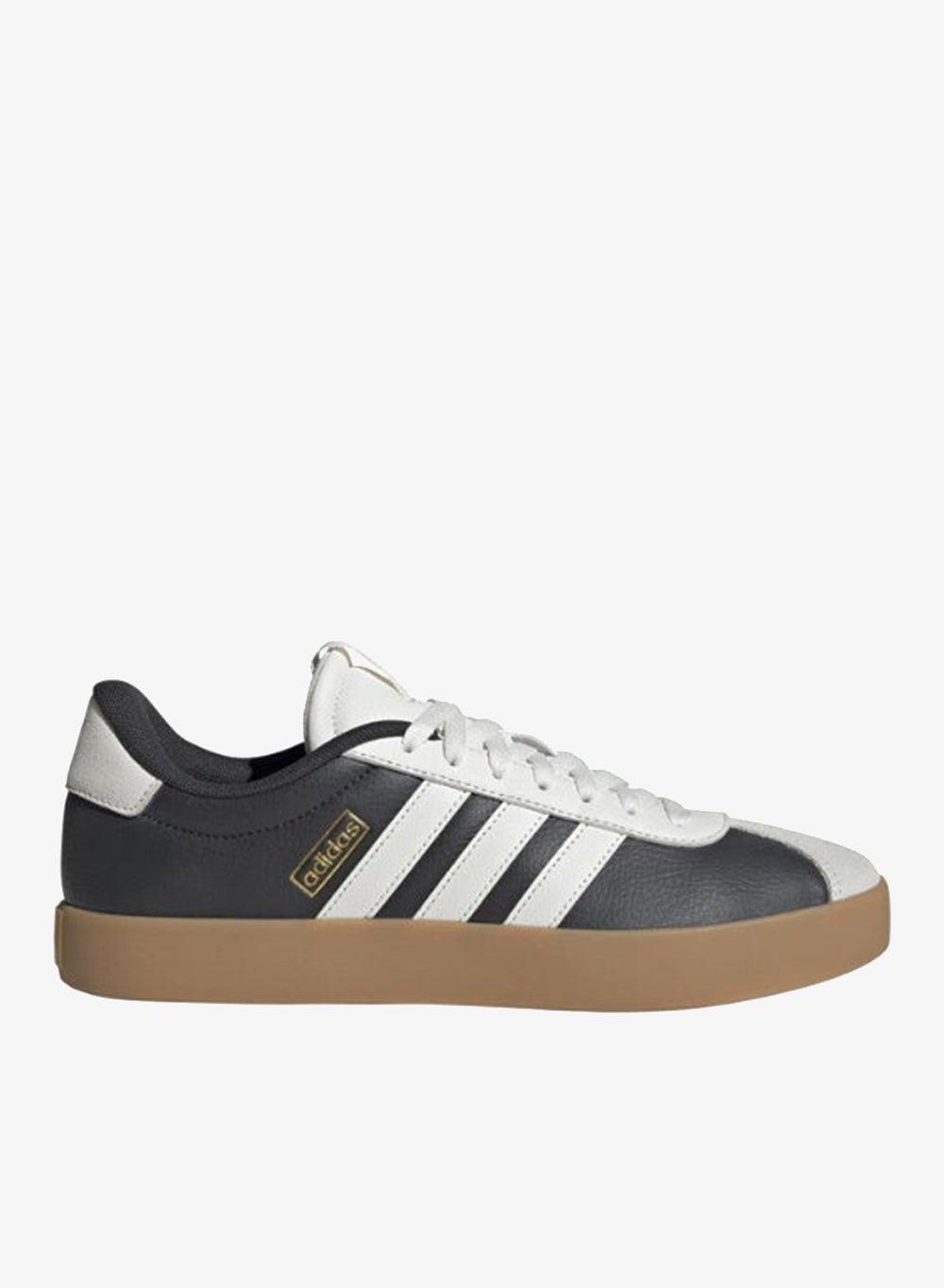 Vl Court 3.0 Carbon Elegance: Suede Low-Top Sneakers - Image 1